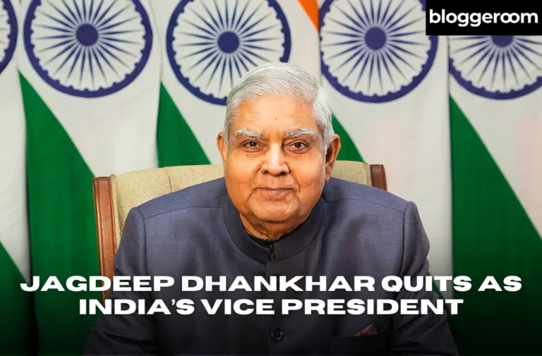 Jagdeep Dhankhar Quits as India’s Vice President - Bloggeroom