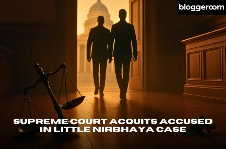 Supreme Court of India Acquits Accused in Little Nirbhaya Case - Bloggeroom